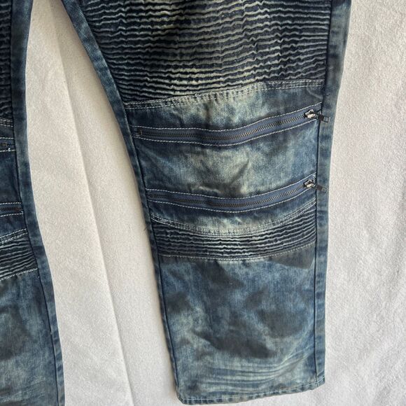 Men's Access Apparel Biker Jeans - Picture 10 of 14